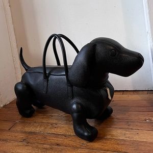 Thom Browne NY PEBBLED LEATHER HECTOR BAG